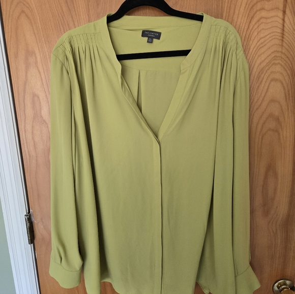 The Limited Tops - The Limited Women's Olive Blouse